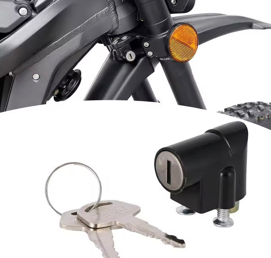 Motorcycles Accessories Handlebar Helmet Lock Security Portable Anti-theft Key For Surron Sur Ron Light bee X S Electric Bike